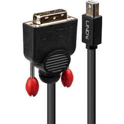 Lindy Καλώδιο Mini DisplayPort to DVI Male 3m Black 41953