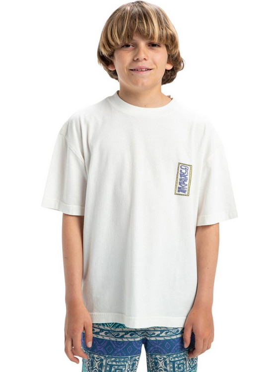 Quiksilver Παιδικό T-Shirt Κοντομάνικο Λευκό EQBZT04830-WBK0