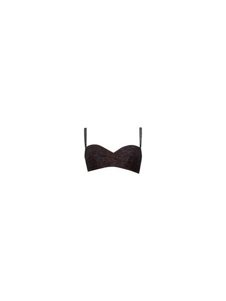 Sugarfree Bikini Top Animal Print Σοκολατί 25801146D