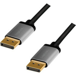 LogiLink Καλώδιο DisplayPort 1.2 to DisplayPort Male 1m Black CDA0100