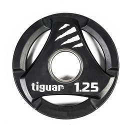Tiguar Δίσκος Ολυμπιακού Τύπου Rubber Cover 1.25kg Φ50mm