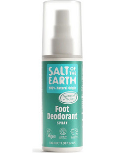 Salt of the Earth Peppermint & Tea Tree Φυσικό Αποσμητικό Ποδιών Spray Χωρίς Αλουμίνιο 100ml