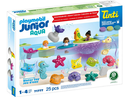 Playmobil Junior & Tinti Χριστουγεννιάτικο Ημερολόγιο Ώρα για Μπάνιο για 1-4 Ετών 71777