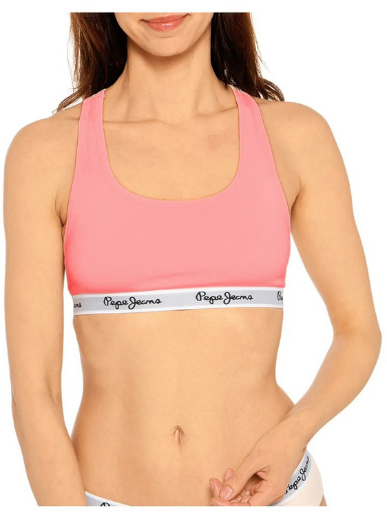 Pepe Jeans Μπουστάκι χωρίς Μπανέλα Ροζ PLU10487-325