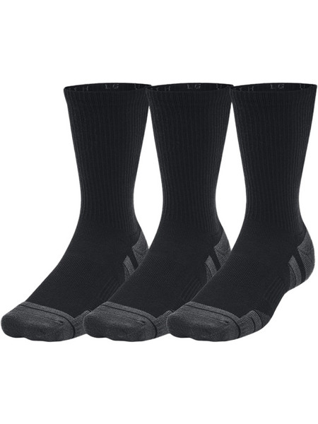 Under Armour Ανδρικές Κάλτσες Ψηλές Μαύρες 3Pack 1379512-001