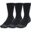 Under Armour Ανδρικές Κάλτσες Ψηλές Μαύρες 3Pack 1379512-001