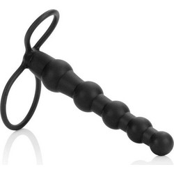 CalExotics Beaded Dual Penetrator Πρωκτικές Μπίλιες 14.5cm Μαύρες D-225016