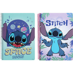 Must Lilo & Stitch Σπιράλ Τετράδιο Ριγέ B5 60 Φύλλων 2 Θεμάτων Διάφορα Σχέδια 564976