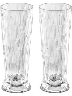 Koziol Σετ Ποτήρια Μπύρας Πλαστικά Superglas Club N.11 500ml 2τμχ 4418535