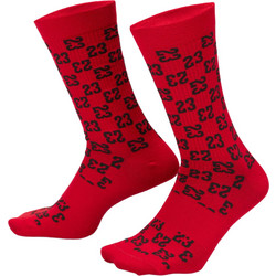 Jordan Everyday Essentials Ανδρικές Κάλτσες Ψηλές με Σχέδια Κόκκινες FJ6823-687