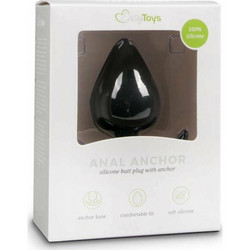 EasyToys Anchor Small Πρωκτική Σφήνα 8cm Μαύρη