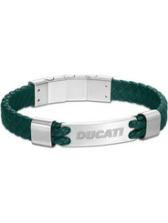 Ducati Expedition Ανδρικό Βραχιόλι Χειροπέδα από Δέρμα & Ατσάλι DTAGB0004801
