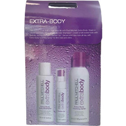 Paul Mitchell Take Home Extra Body Σετ Περιποίησης Μαλλιών Thicken Up Spray 25ml + Finishing Spray 125ml+ Σαμπουάν 100ml