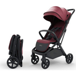 Kinderkraft Nubi 3 Καρότσι Μωρού Μπαστούνι Dark Ruby