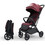 Kinderkraft Nubi 3 Καρότσι Μωρού Μπαστούνι Dark Ruby