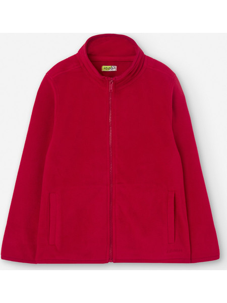 Losan Παιδική Ζακέτα Fleece με Φερμουάρ Κόκκινη LKBAP0201-24011