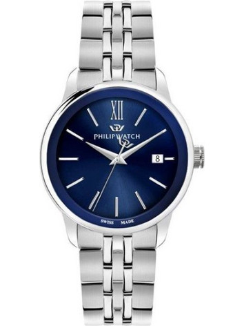 Philip Watch Anniversary Ανδρικό Ρολόι με Ασημί Μεταλλικό Μπρασελέ R8253150040