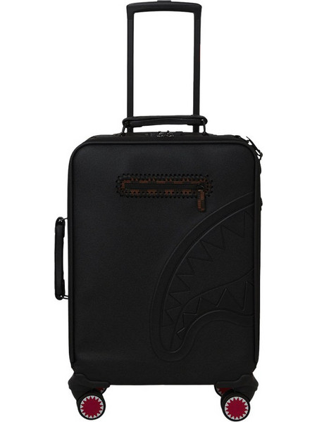 Sprayground Dose Of Check CL272 Βαλίτσα Καμπίνας 54x35x22cm με 4 Ρόδες Μαύρη
