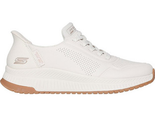 Skechers Bobs Squad 4 Γυναικεία Sneakers Flatforms Εκρού 117740-WHT