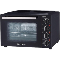 Crown CMO-352CER Ηλεκτρικό Φουρνάκι 35lt με 2 Εστίες