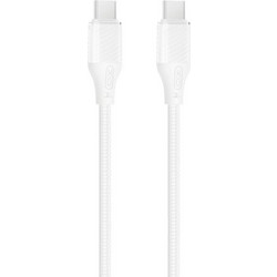 XO NB-Q291B Braided USB-C to USB-C 60W 1m White