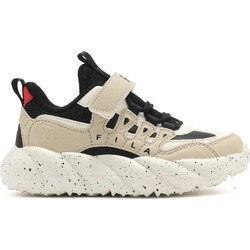 Fila Memory Space 3 Παιδικά Sneakers Μπεζ Μαύρα 3YF53003-065