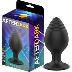 LateToBed Afterdark Steps Medium Πρωκτική Σφήνα 7.2cm Μαύρη AD-282