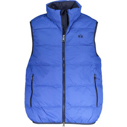 La Martina Αμάνικο Ανδρικό Μπουφάν Puffer Μπλε XMO010PA012817-07065