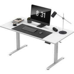 Huzaro Leader 7.6 Gaming Γραφείο Ξύλινο Ρυθμιζόμενο Ύψος Άσπρο 160x80x118cm