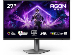 AOC Agon AG276UZD QD-OLED HDR Gaming Monitor 26.5" 3840x2160 4K UHD 240Hz 0.03ms