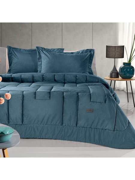Guy Laroche Πάπλωμα Υπέρδιπλο 220x240 Scarlett Saphire Blue