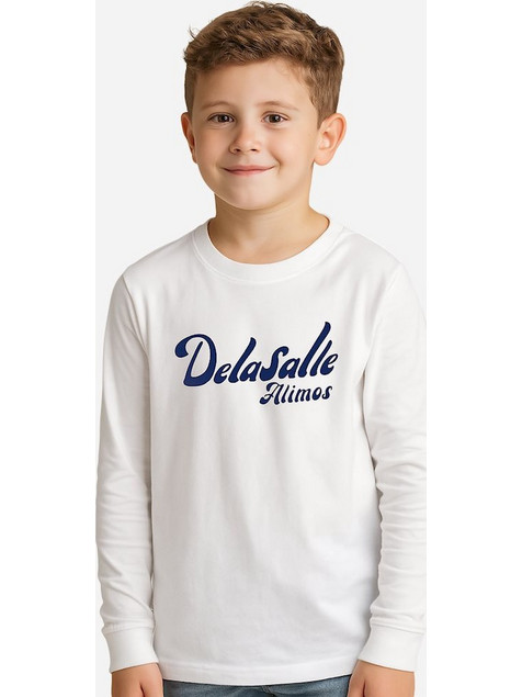Action ΔΕΛΑΣΑΛ Παιδικό T-Shirt Μακρυμάνικο Λευκό 12380046-01