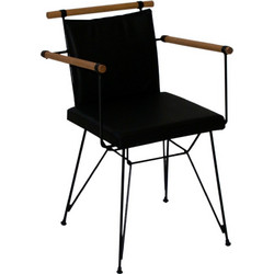 Multihome Καρέκλα Κήπου Μεταλλική Μαύρη 951-027-0500