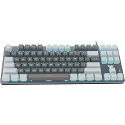 Aula F3287 Μηχανικό Gaming Πληκτρολόγιο TenKeyLess White Grey