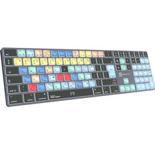 Logickeyboard Cubase & Nuendo TITAN Mac Grey Ασύρματο Πληκτρολόγιο