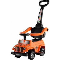 Emporio Collection Jeep Sport Περπατούρα Ride On Αυτοκινητάκι με Χειρολαβή 12m+ Πορτοκαλί