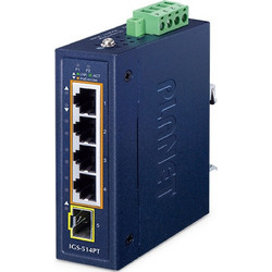 Planet IGS-514PT Unmanaged L2 Switch με 4 Θύρες Ethernet 1000Mbps και 1 SFP θύρα