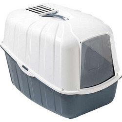 MPS Komoda Τουαλέτα Γάτας Κλειστή Navy Μπλε Λευκή Μ54xΠ39xΥ40cm