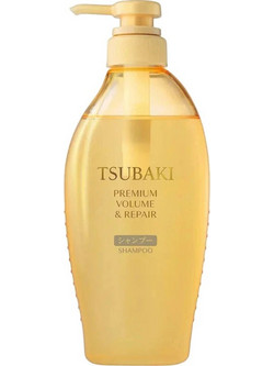 Shiseido Tsubaki Premium Volume & Repair Σαμπουάν για Επανόρθωση για Ταλαιπωρημένα Μαλλιά 450ml