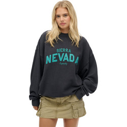 Superdry Γυναικείο Αθλητικό Φούτερ Ανθρακί W2012408A-04A