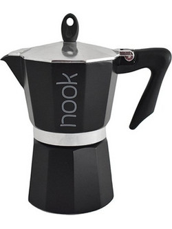 Mastershop MS-023 Μπρίκι Espresso 3Cups Μαύρο