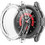 Techsuit Defense360 Pro Πλαστική Θήκη Tempered Glass για Samsung Galaxy Watch 5 Pro 45mm Διαφανής