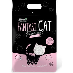 Pet Natura FantastiCat Άμμος Γάτας Μπετονίτης με Άρωμα Πούδρα 10lt
