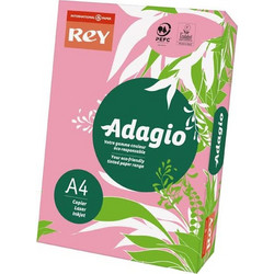 Rey Adagio Χαρτί Α4 160gr/m² 250 Φύλλα Ροζ