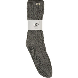 UGG Μάλλινες Γυναικείες Κάλτσες Αντιολισθητικές Ανθρακί 1171627-CCLH