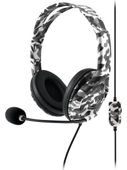 Nyko NU-3500 Gaming Headset Over Ear Camo White