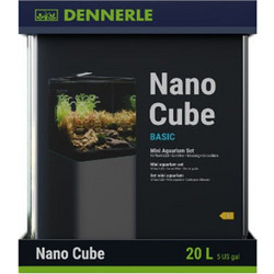 Dennerle Nano Cube Basic Ενυδρείο Ψαριών με Φωτισμό 20lt Διαφανές
