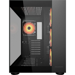 Cougar FV150 Black Gaming Midi Tower Κουτί Υπολογιστή RGB με Πλαϊνό Παράθυρο