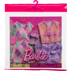 Mattel Barbie Μόδες Σετ των 2 Καρώ HYV06
