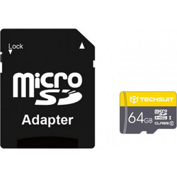 Techsuit microSDHC 64GB Class 10 UHS-I + Adapter
